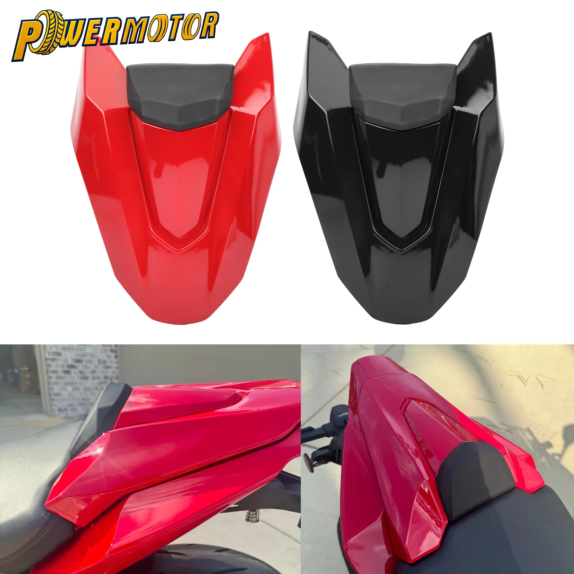

Motorcycle Rear Passenger Seat Cover Pillion Fairing Accessories For Honda CB650R CBR650R CB CBR 650R 2024 2025 Moto Modified