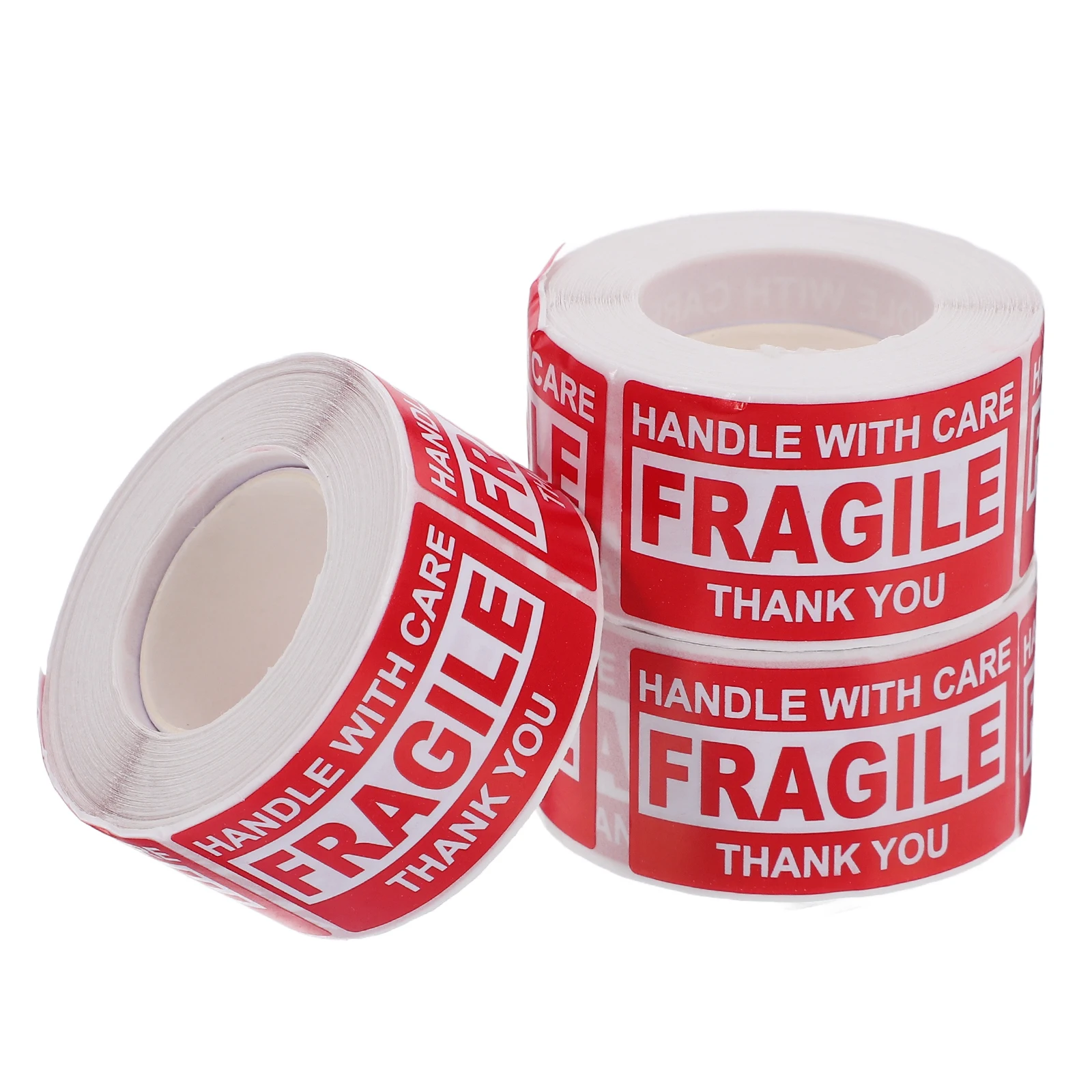 

3pcs Fragile Stickers Labels for Shipping Handling Glassware Copper Plate Notices Warning Tags Moving Packaging Folder