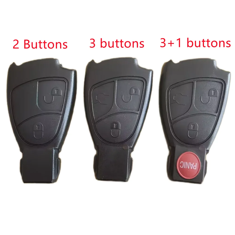 

High Quality 2/3/4 Buttons Smart Card Remote Key Shell Case For Benz W220 CLK,CLS,C,E Fob Key Cover