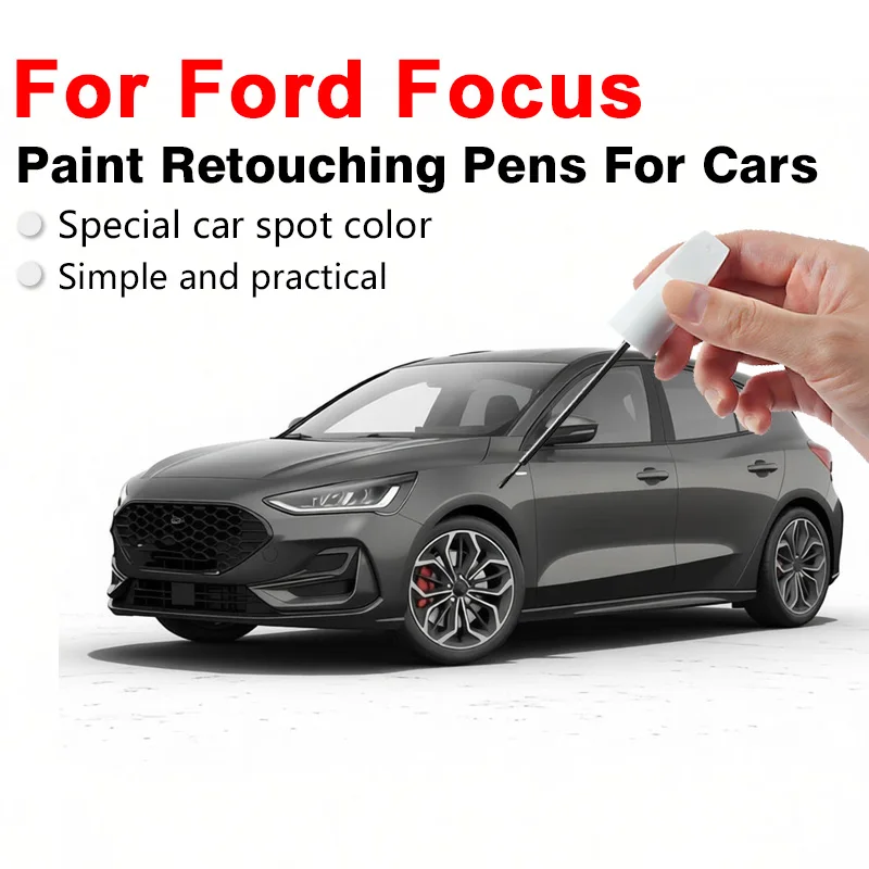 For Ford Focus Scratch Repair Pen Waterproof Fade Resistant Restores Paint Color Covers Small Scratches Easily Moondust Silver