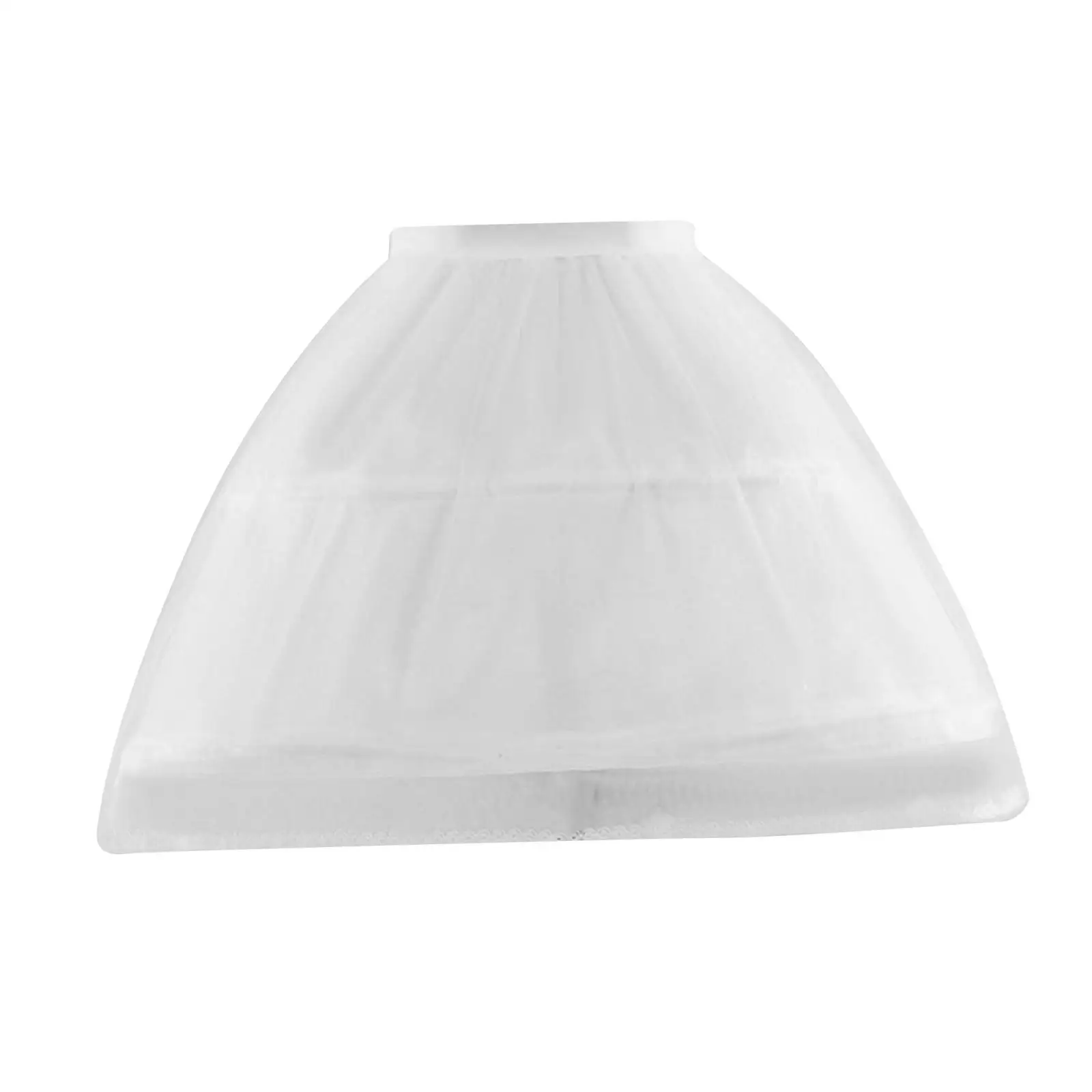 Lolita Costume Women Petticoat Skirt Crinoline Underskirt Tutu Pettiskirt Fishbone Half Slip Vintage Design for Fancy Dress Up