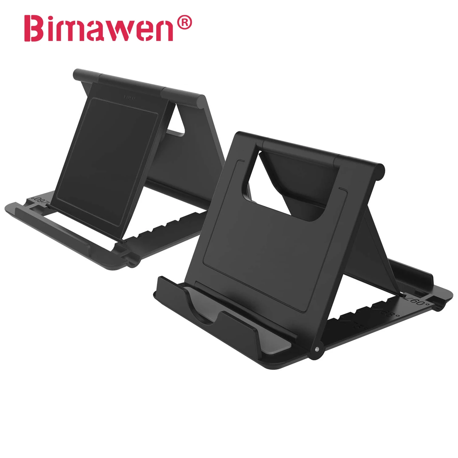 Bimawen Portable Monitor foldable Stand for 4.7inch-18.5inch Tablet Monitor Stand for iPad iPhone HUAWEI Xiaomi Portable stand