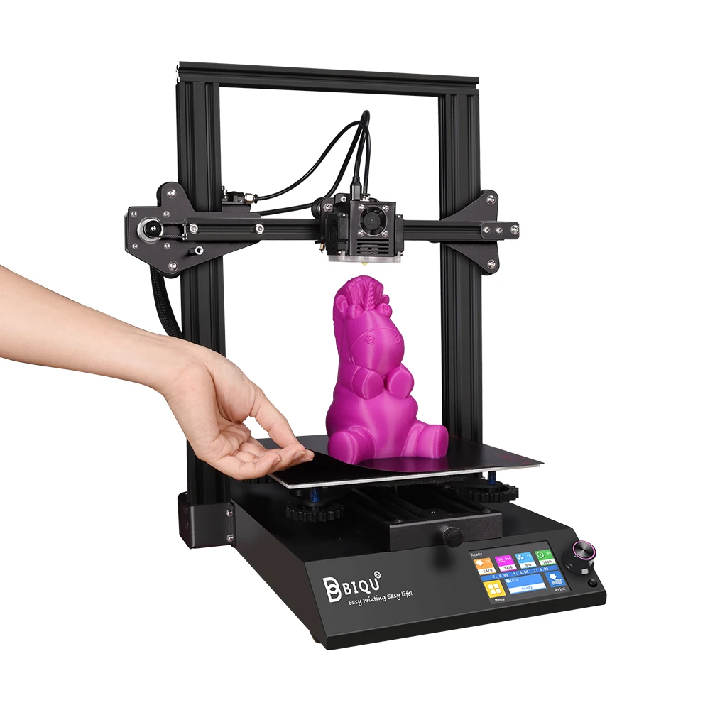 BIQU B1-Impresora 3d Profesional Ender para el hogar, máquina de impresión educativa de fácil operación, 10 prototipos individuales, 24V