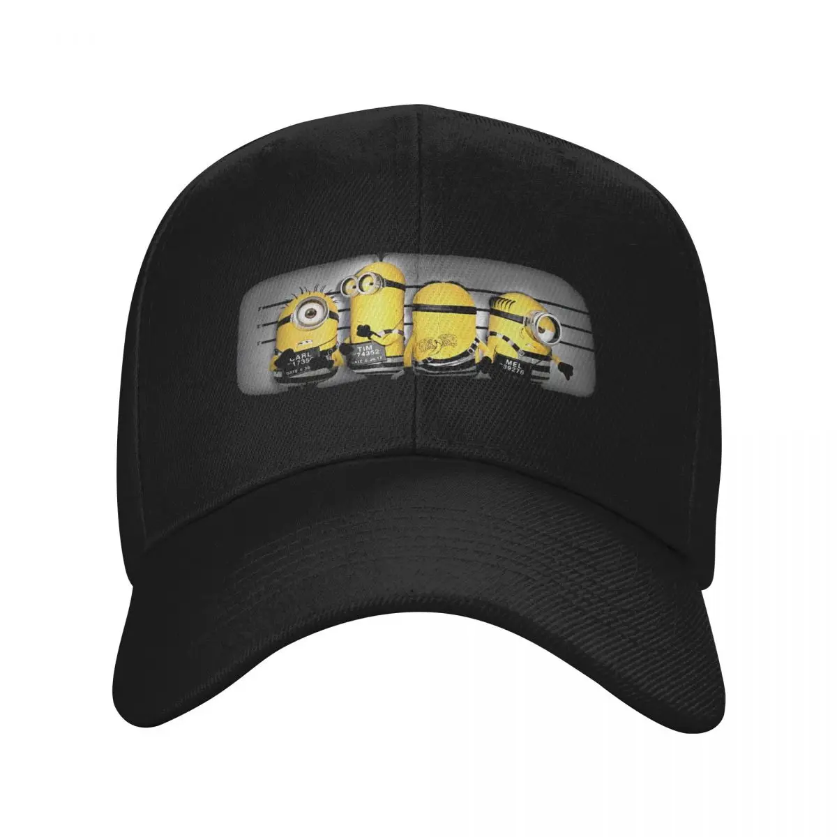 Despicable Me Minions Group Mug Shot Baseball Cap Unisex Outdoor Sun Hats Dad Hat Adjustable Snapback Caps Racing Cap Summer Hat