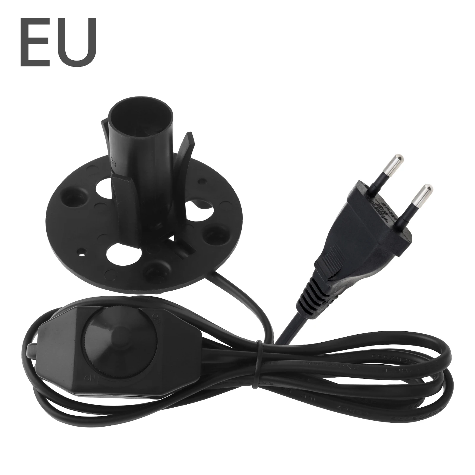 E14 Base 6 Feet Salt Lamp Cord Replacement Clip in Himalayan Salt Lamp Cord with Dimmer Switches and Base Assembly