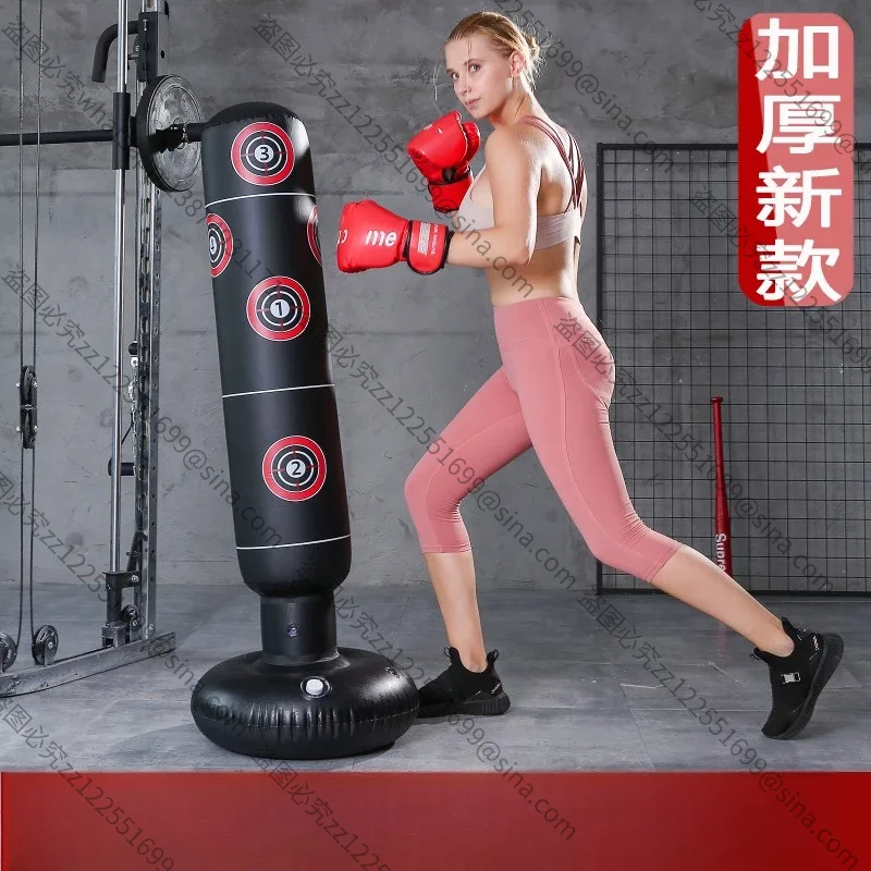 Suitable for Boxing Column Vertical Household Fitness Sandbag, Sanda To Vent and Decompress, Fighting Taekwondo Tumbler