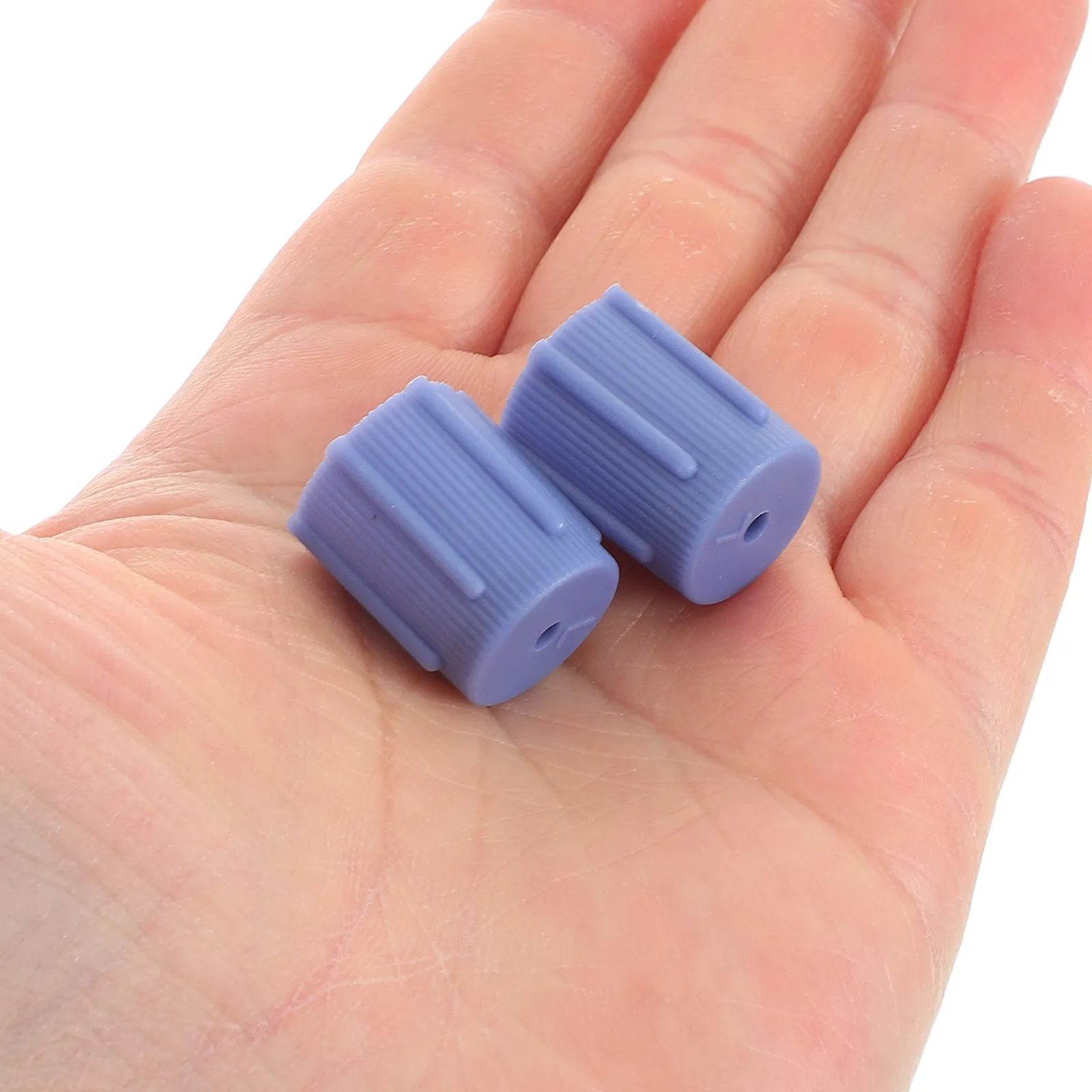 

10Pcs Car Air Conditioning Valve Caps Leakproof Seal Replacement Kit Universal Fit Automotive Ac Covers Set Covers