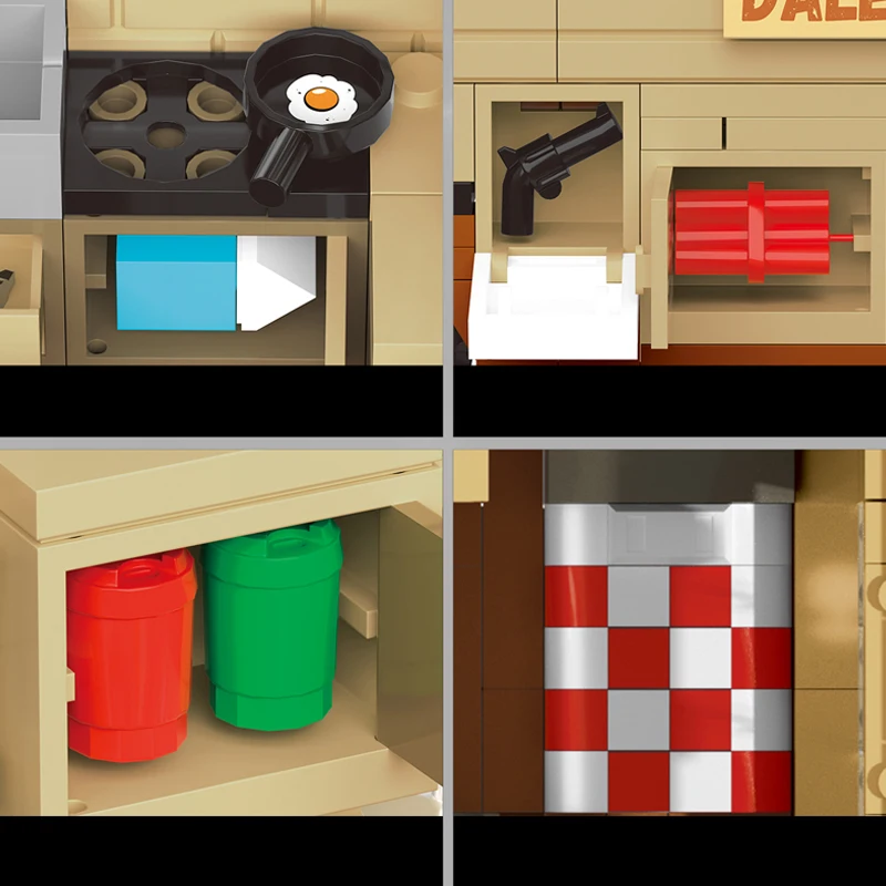 1288PCS Apocalypse RV Bouwstenen Speelgoed Sets MOC Motor Thuis Voertuig Montage Blokken Model Thuis Ornament Voor Festival Geschenken