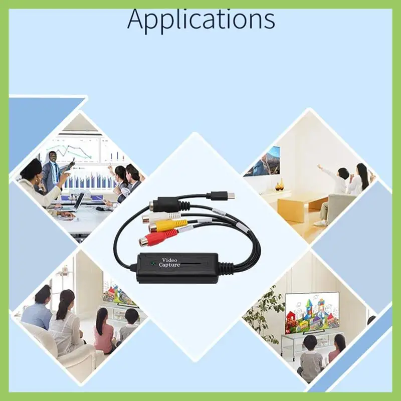 

ABJT-TYPE-C Video Capture Card Video Capture Adapter VHS To DVD Video Capture For Mobile Phone /PC