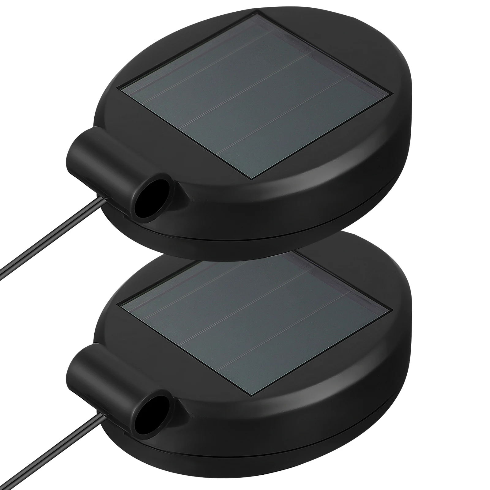 2 pcs Light Panel Replacement Panels Solar Lights Outdoor Garden Replacement Solar Panels Led Bulb Lamp Accessories