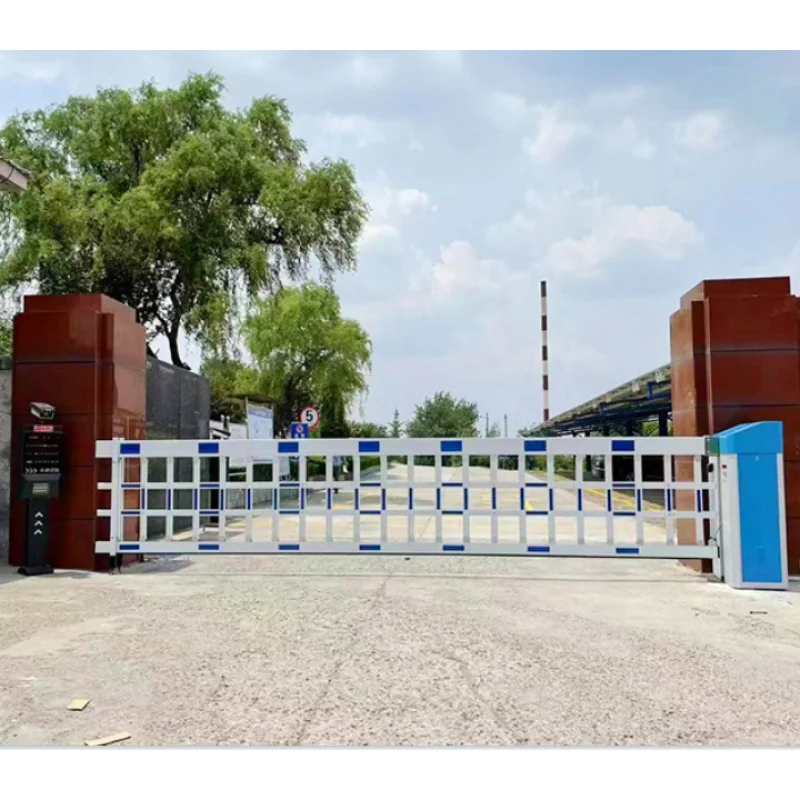 custom.Custom design barrier Parking Lot License Plate Recognition Charging Integrated System Fence Gate