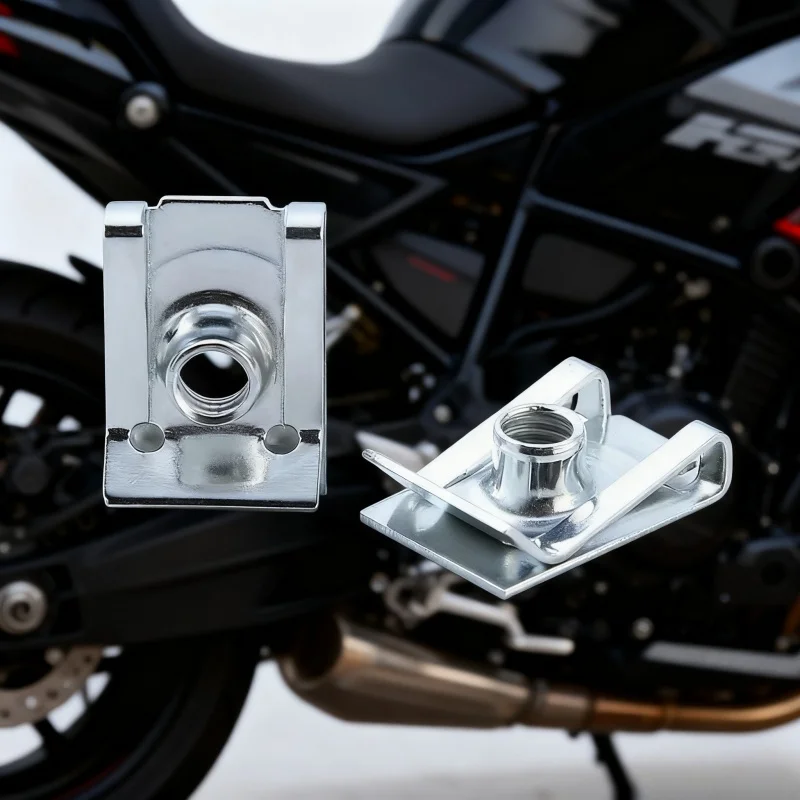 

16 шт. M8 автомобильные U-образные зажимы из нержавеющей стали, твердые и износостойкие для приборной панели/накладки двери, фиксирующий зажим, стабильный дизайн