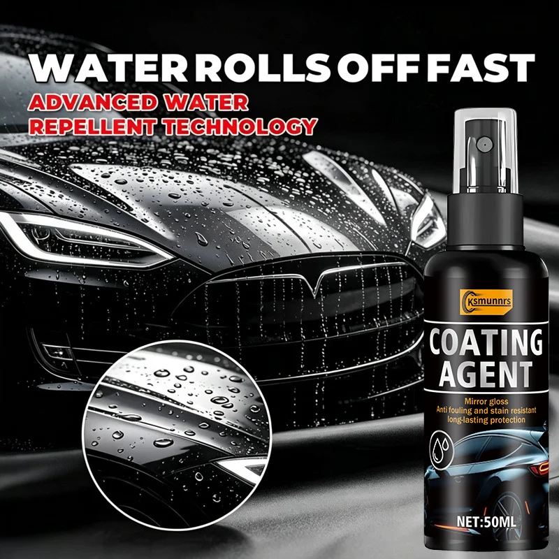 Car Coating Agent Spray, Nano Paint Protection, Mirror Gloss, Water Repellent Anti-fouling Auto Surface Care
