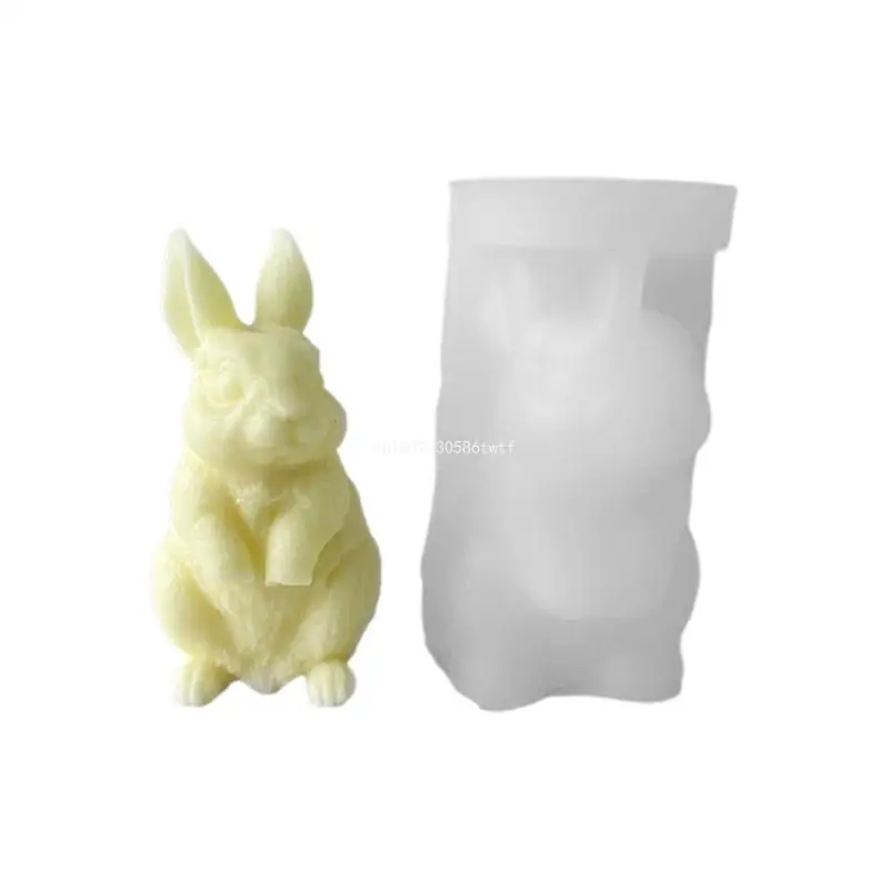 

3D Rabbit Resin Molds Desktop Ornaments Mold Mold for Candle Making Dropship