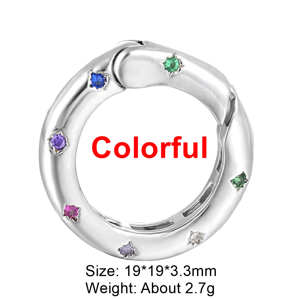 Juya DIY Hängeketten Anhänger Schmuckherstellung Zubehör Handgefertigte kreative Karabiner Spiralschlösser Schraube Medaillon Verschlüsse Zubehör