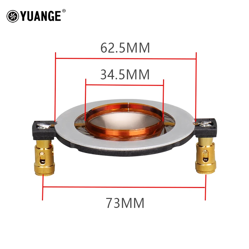 Titanium film audio speakers 34 44 51 72 75 100-core tweeter coil - Tweeter coil audio DIY speaker accessories