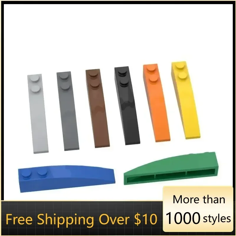 

10 шт., высокотехнологичные сборные частицы 41762, изогнутый наклон 6x1, комплект строительных блоков, идея, игрушки «сделай сам» для детей, подарки на день рождения