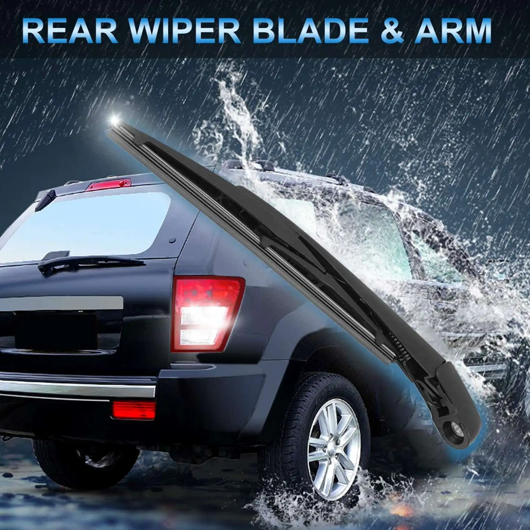 255mm 10 Inch Car Rear Wiper Blades Back Windscreen Wiper Arm Fit for Honda HR-V 2014- 2017 Windshield Auto Accessories