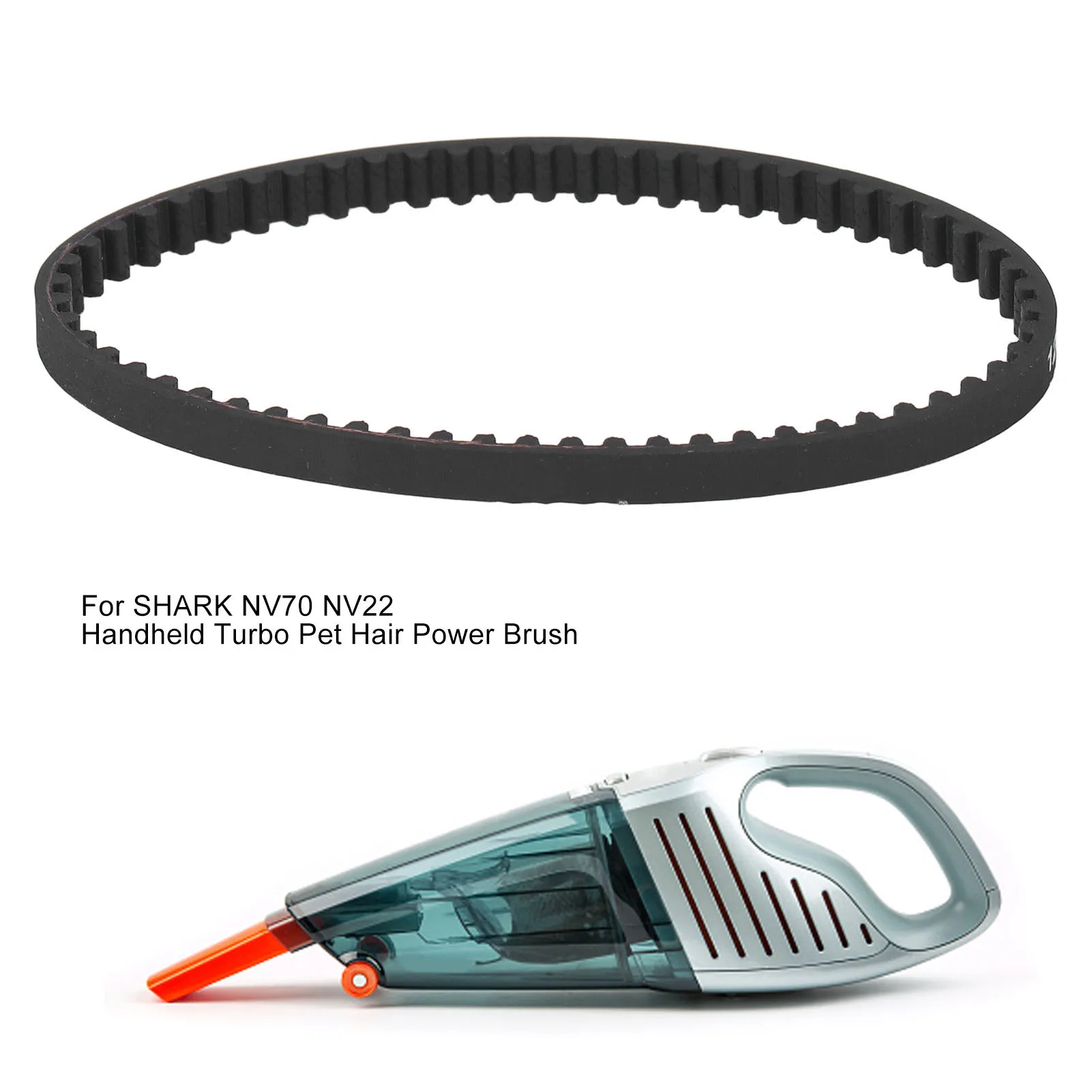 143FFJ Rubber Belt Replacement for Bissell NV70/NV22 Pet Hair Power Brush Handheld Turbo Brush Drive Belt - USA Stock
