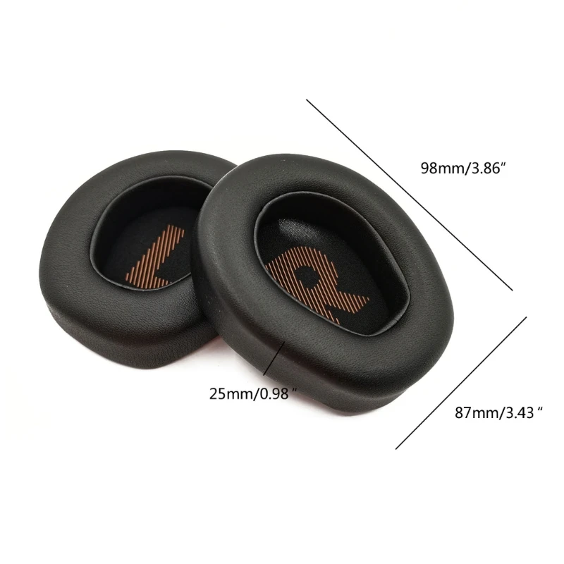 2 قطع وسادات الأذن وسادة الإسفنج غطاء للأذنين استبدال ل JBL الكم 400 كوانتوما 400 Q400 سماعة إصلاح الملحقات