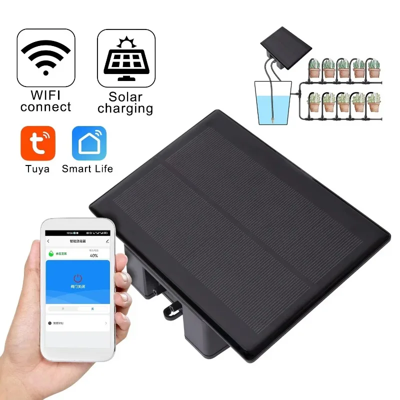 Mobile phone remote control lazy flower watering device Home WiFi control Intelligent automatic watering flower watering timing