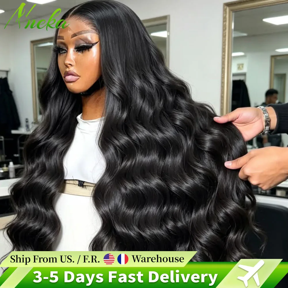 Body Wave Human Hair Wigs For Black Women 40 Inch Lace Front Human Hair Wig Brazilian Pre Plucked 13x4 13x6 Hd Lace Frontal Wig