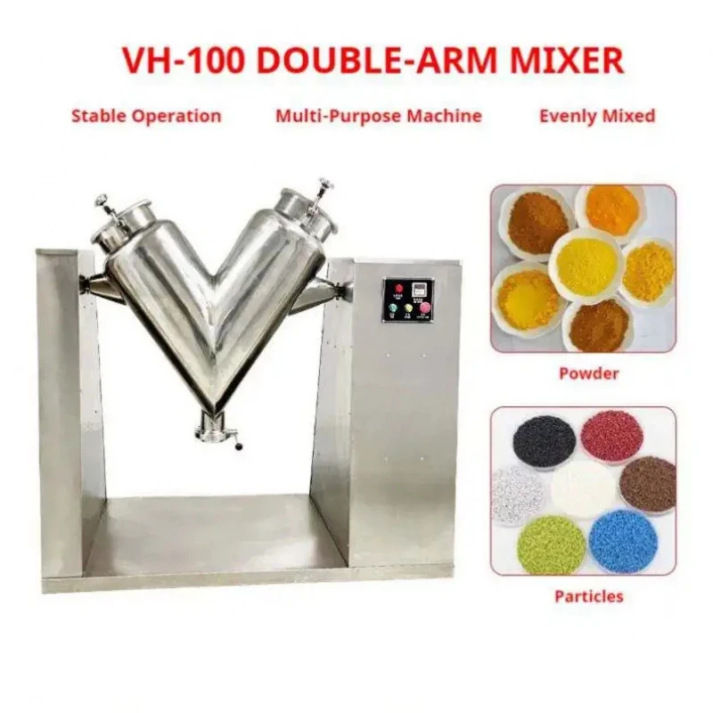 V-Shaped Dry Granule Agitator Mixer V L Powder Blender For L Furniture Small Farm Industrial