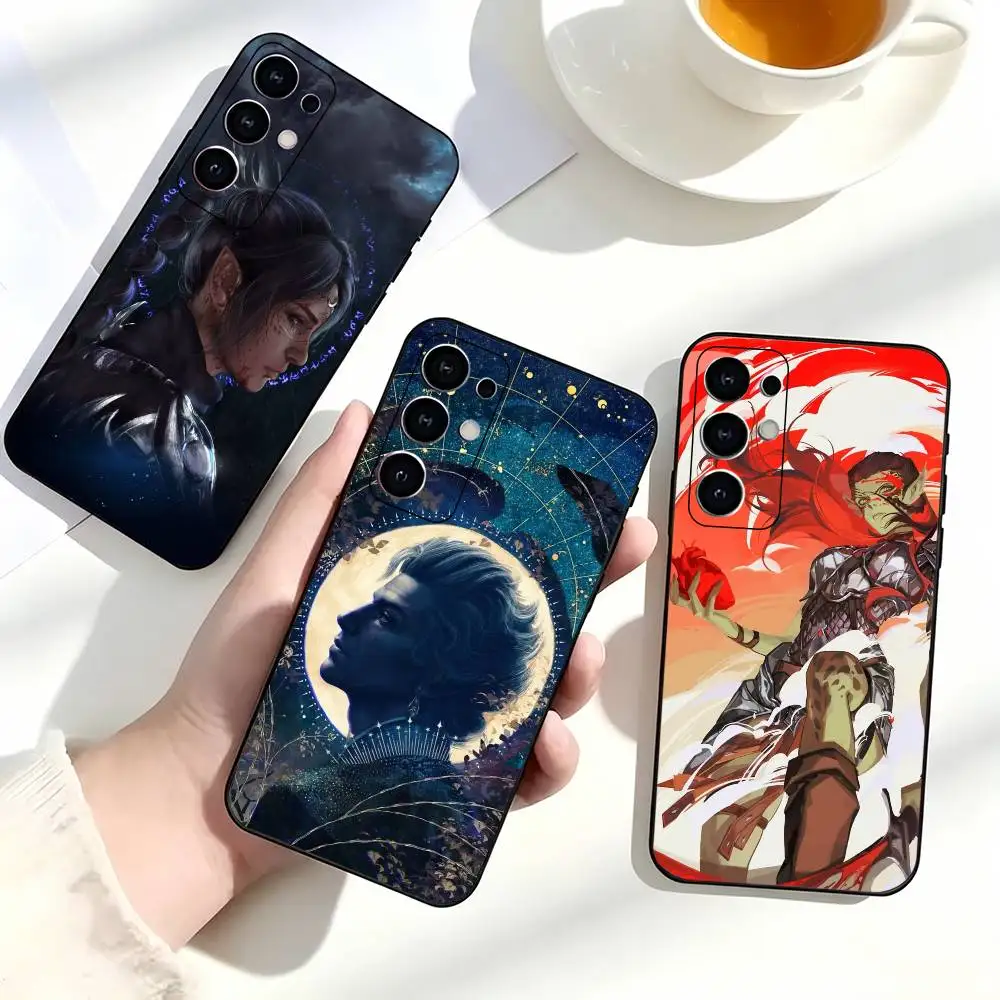 Popular Game Baldurs Gate 3 Phone Case For Samsung S25,S24,S21,S22,S23,S30,Ultra,S20,Plus,Fe,Lite,Note,10,Black Cover