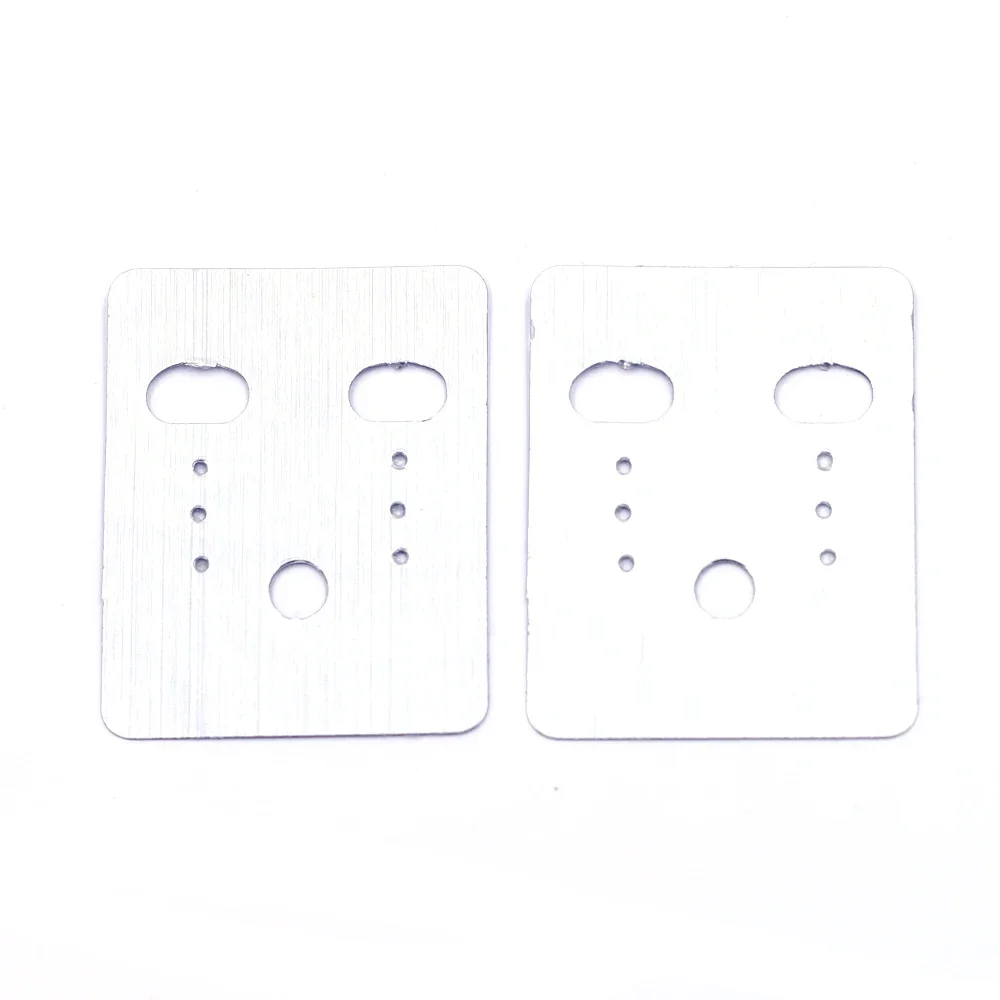 500Pcs Earring Hooks Holders Displays Cards Plastic Favor Label Tag Exquisite Gift Jewelry DIY Findings 48x38mm