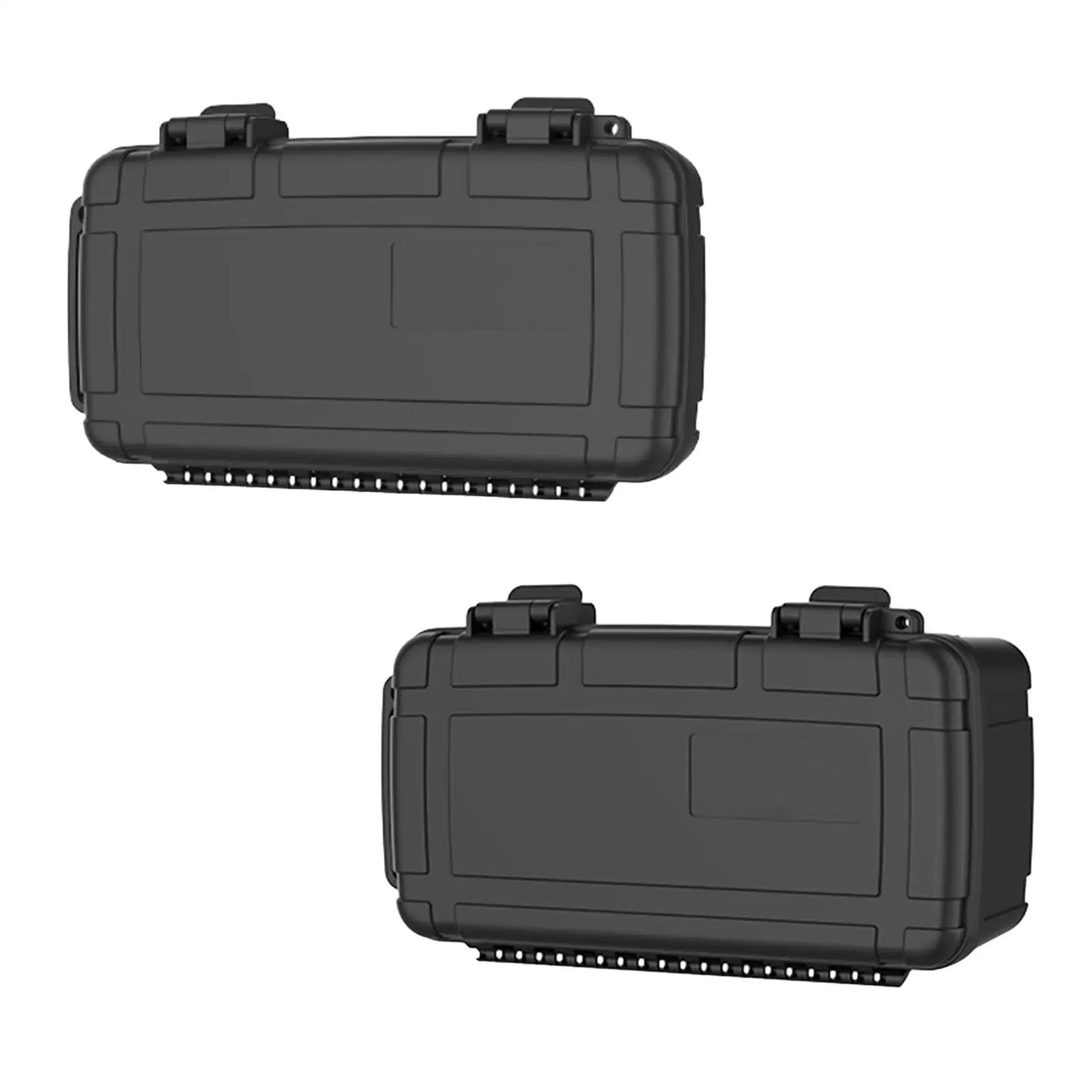 Scatola portautensili versatile con contenitore con inserto in schiuma Custodia rigida antiurto antipolvere con manico per elettronica Nero Robusto