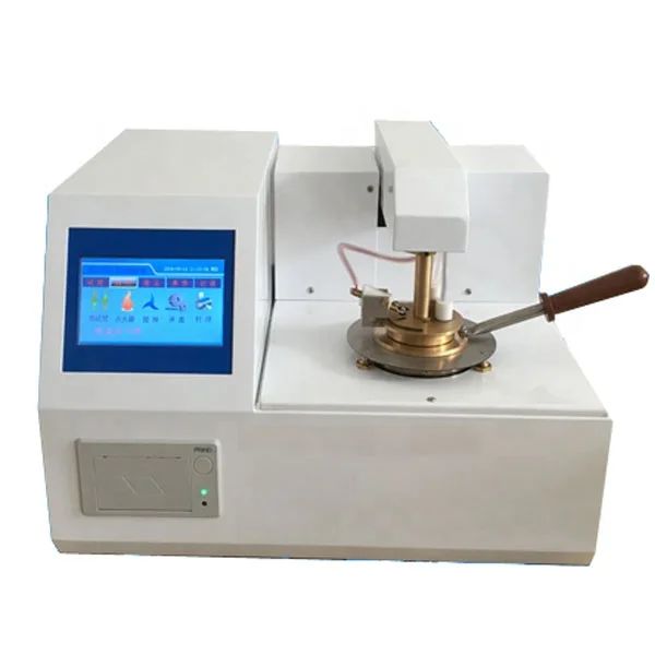 Oil Closed Cup Flash Point Analyz er Tester ASTM D93 Automatic Closing Flash Point Anal yzer Equipment Device Machine