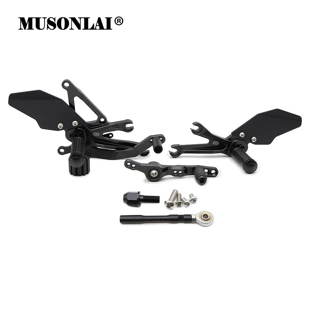 

Motorcycle Footrest Foot Pegs CNC Aluminum Rearset For Yamaha YZF-R7 R7 2021 2022 2023 Motorbike Rear Set Foot Rest Pedal