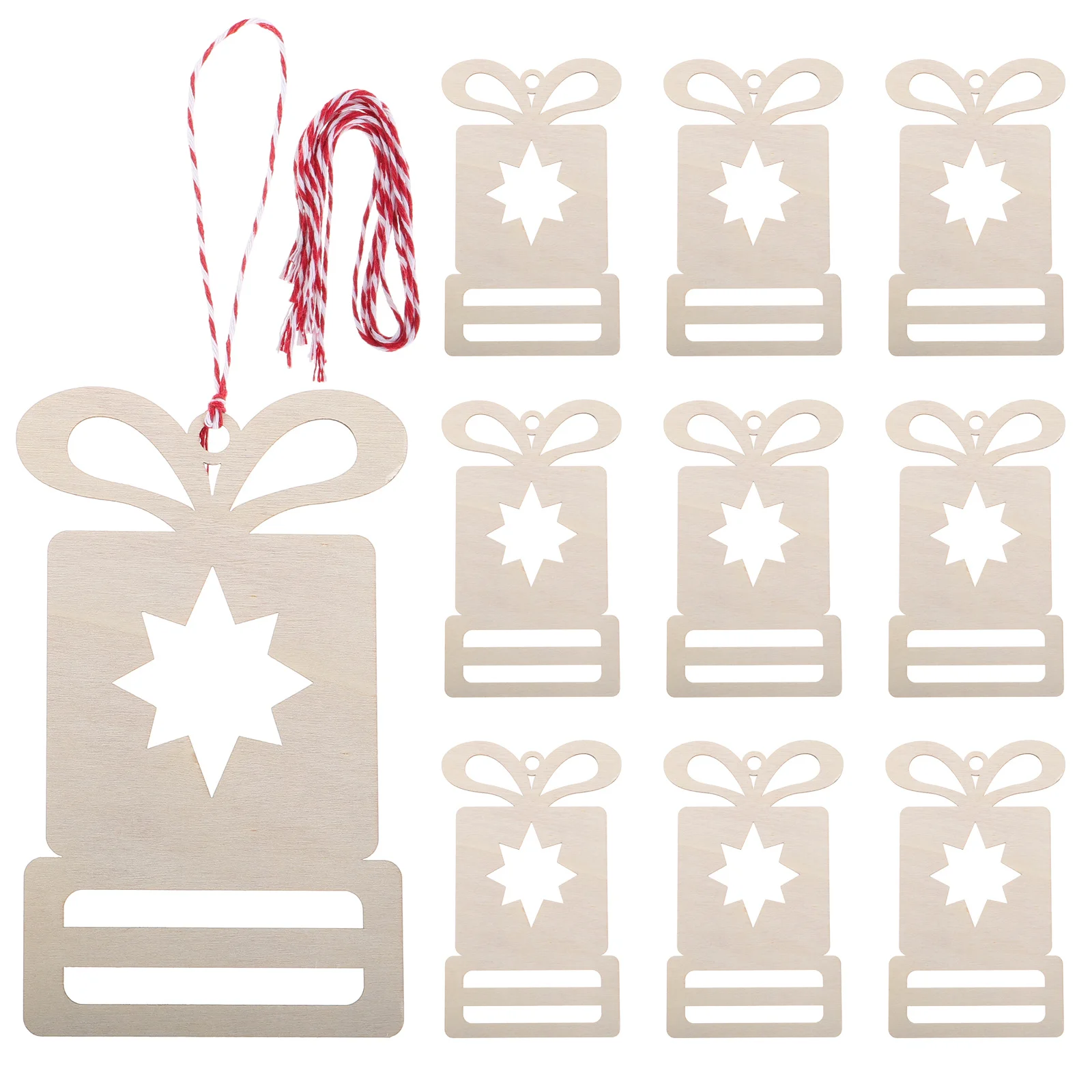 

Halloween Unfinished Wood Blank Slices Christmas Tags Chips Graffiti Wooden Crafts