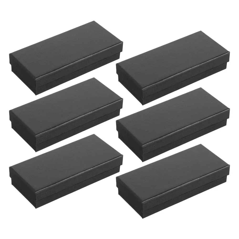 

6Pcs Watch Packing Box Multifunctional Organizer Display Storage Case Protective Portable Watch Box Present Cases with Sponge