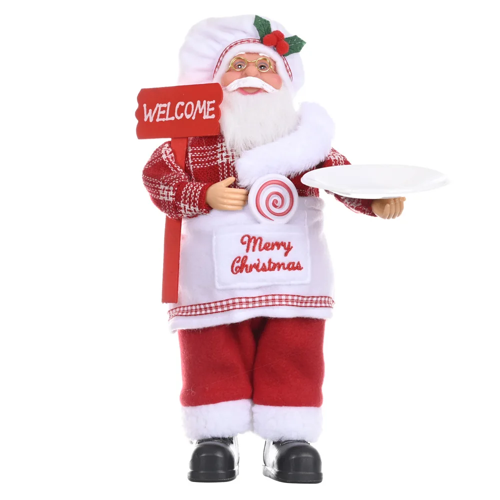 Hot Santa Claus Doll Children Xmas Gift Christmas Tree Decorations 2024 Navidad Home Wedding Party Supplies Xmas Ornaments