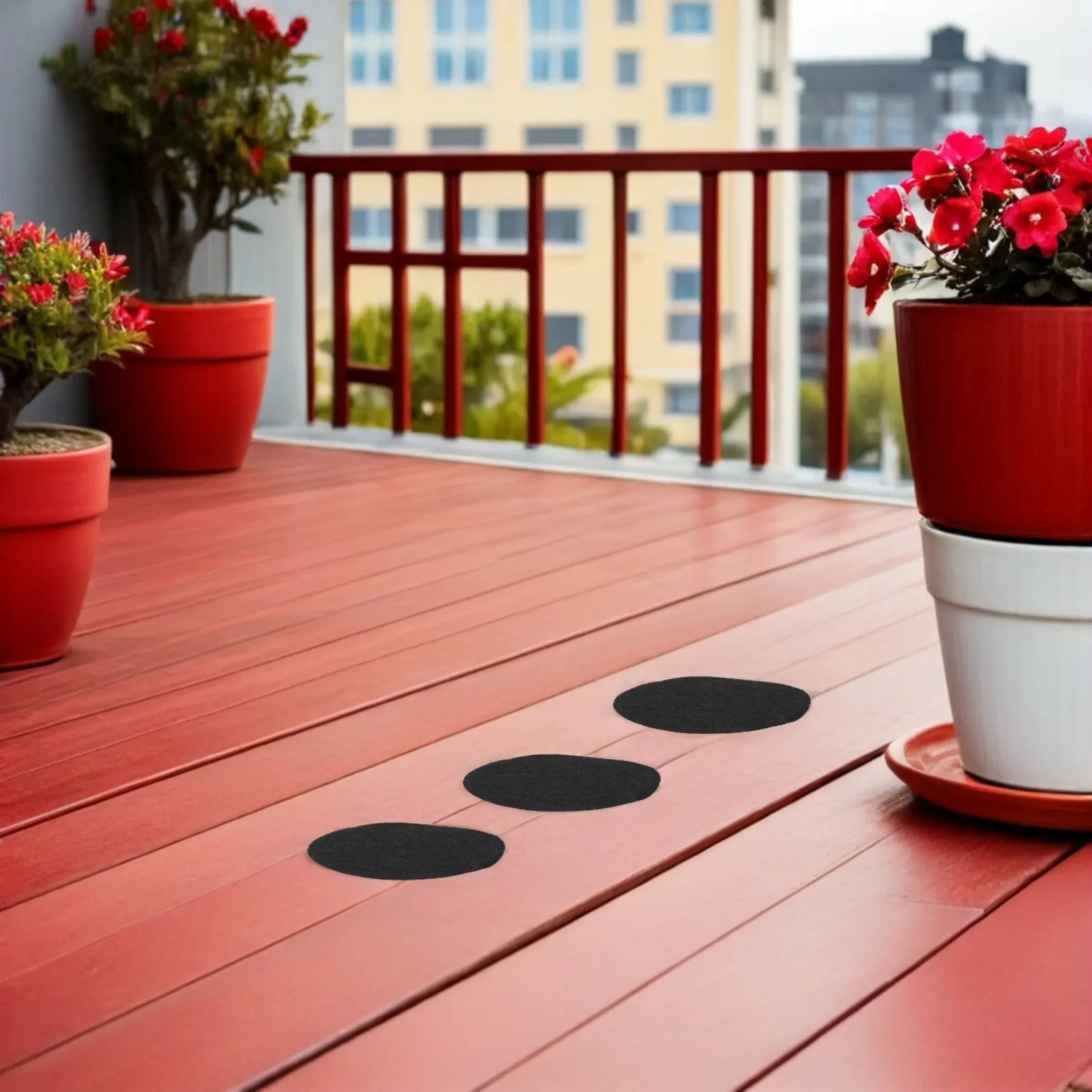 40Pcs Non-Woven Flower Pot Mat Planter Bottom Protector Drainage Cushion Pad for Indoor Outdoor Pots Succulents Herbs Bonsai