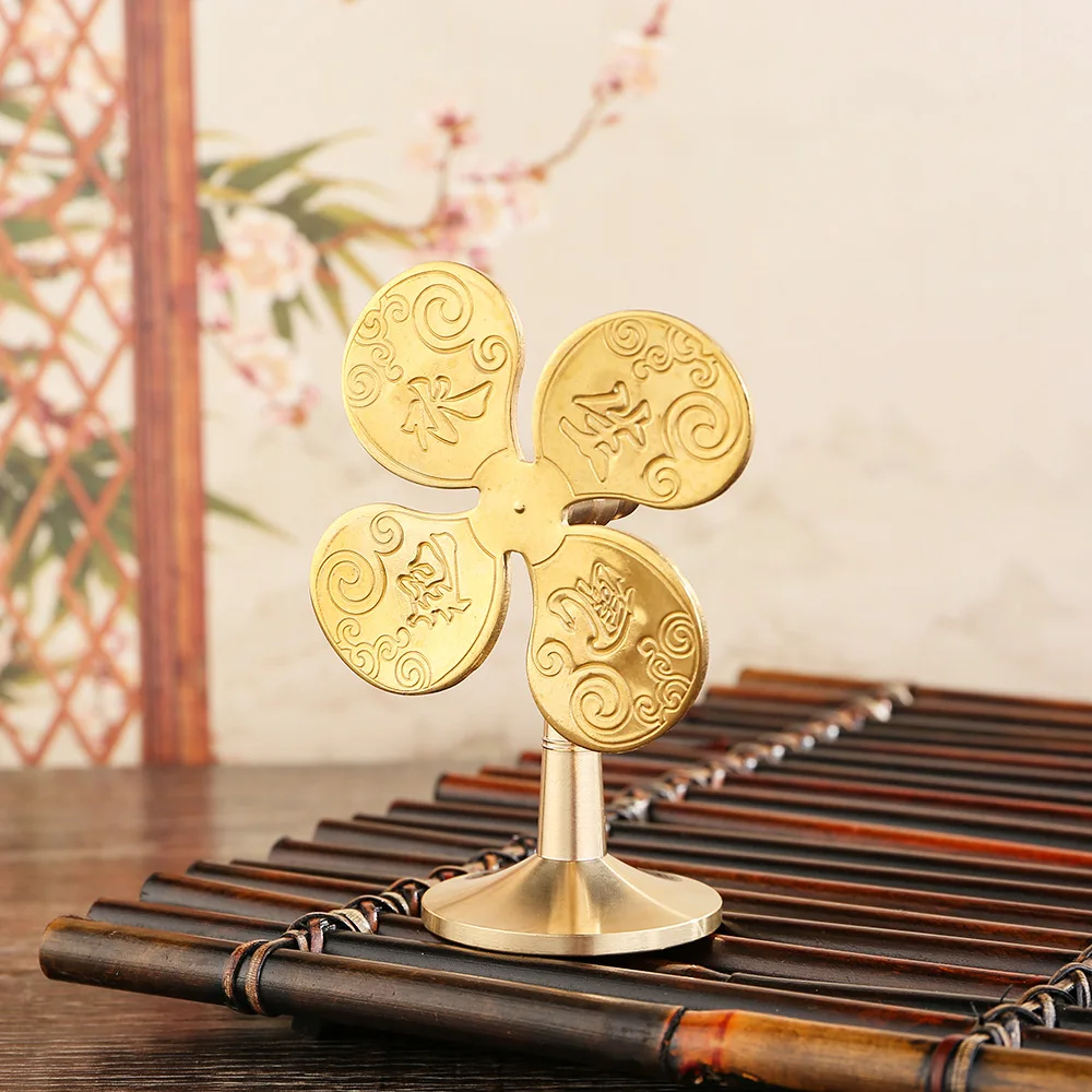 Brass Windmill Ornaments, Office Tabletop, Small Copper Ware, Thriving Wealth, Decompression, Decorative Crafts