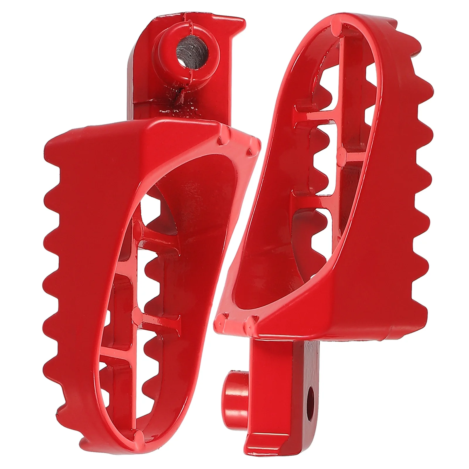 

1Set Motorcycle Foot Pedal Accessories Aluminum Material Stable Grip Reinforced Design Eye-Catching Color Teen Motocross