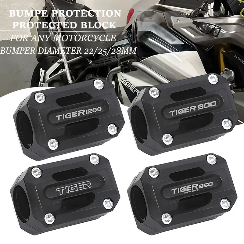 Fit For Tiger 660 850 900 GT PRO Rally Explorer 1200 1200 XCA XC Engine Protection Bumper Protection Accessories 22 25 28MM