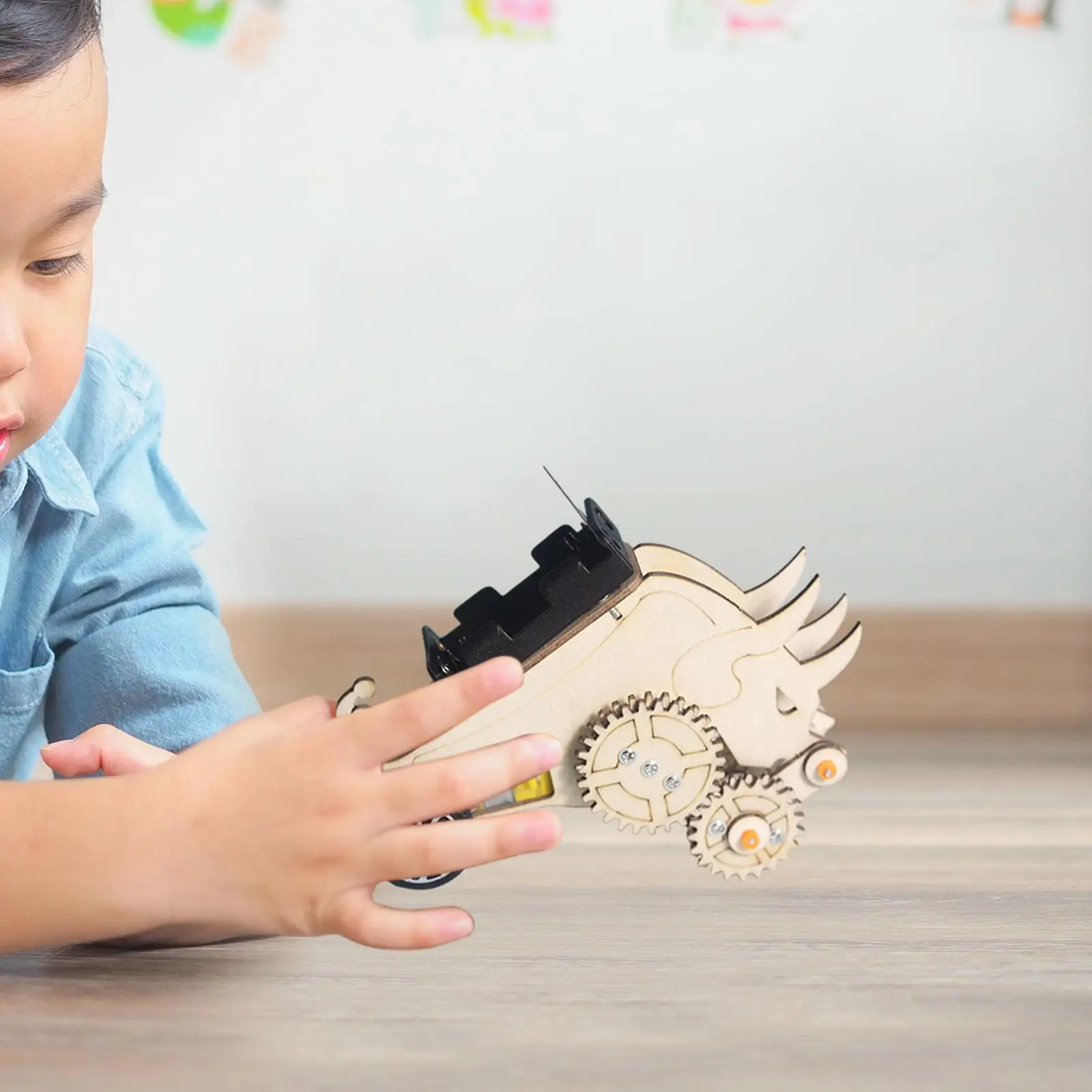 

DIY Gear Car Toy Early Learning DIY Craft for Boy Girls Kids Birthday Gift