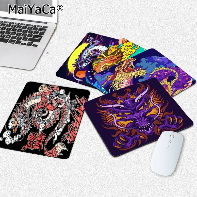 

Chinese Dragon Gaming Animation Desktop Desk Mat Kawaii Gaming Accessories Students Writing Pad Deskpad Home Decor