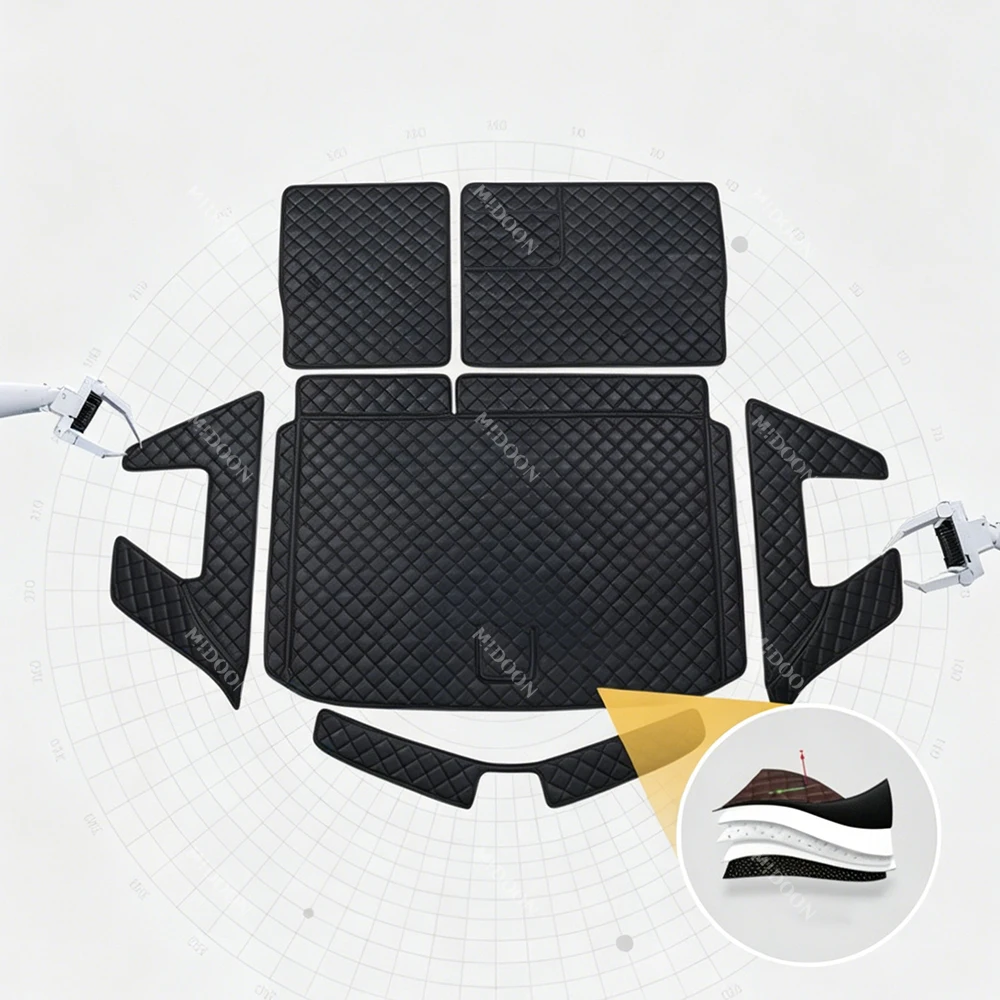 MIDOON For Smart 1 2022-2026 2025 2024 2023 Auto Full Coverage Trunk Mat Car Boot Cover Pad Interior Protector Accessories