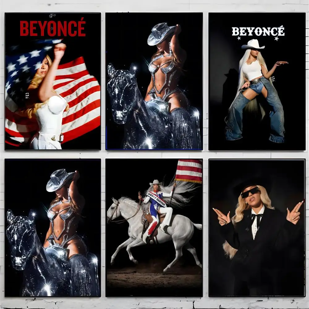 rnb pop diva B-Beyonce Poster Premium Decor Art & Gift for Household Lounge Home Ornaments