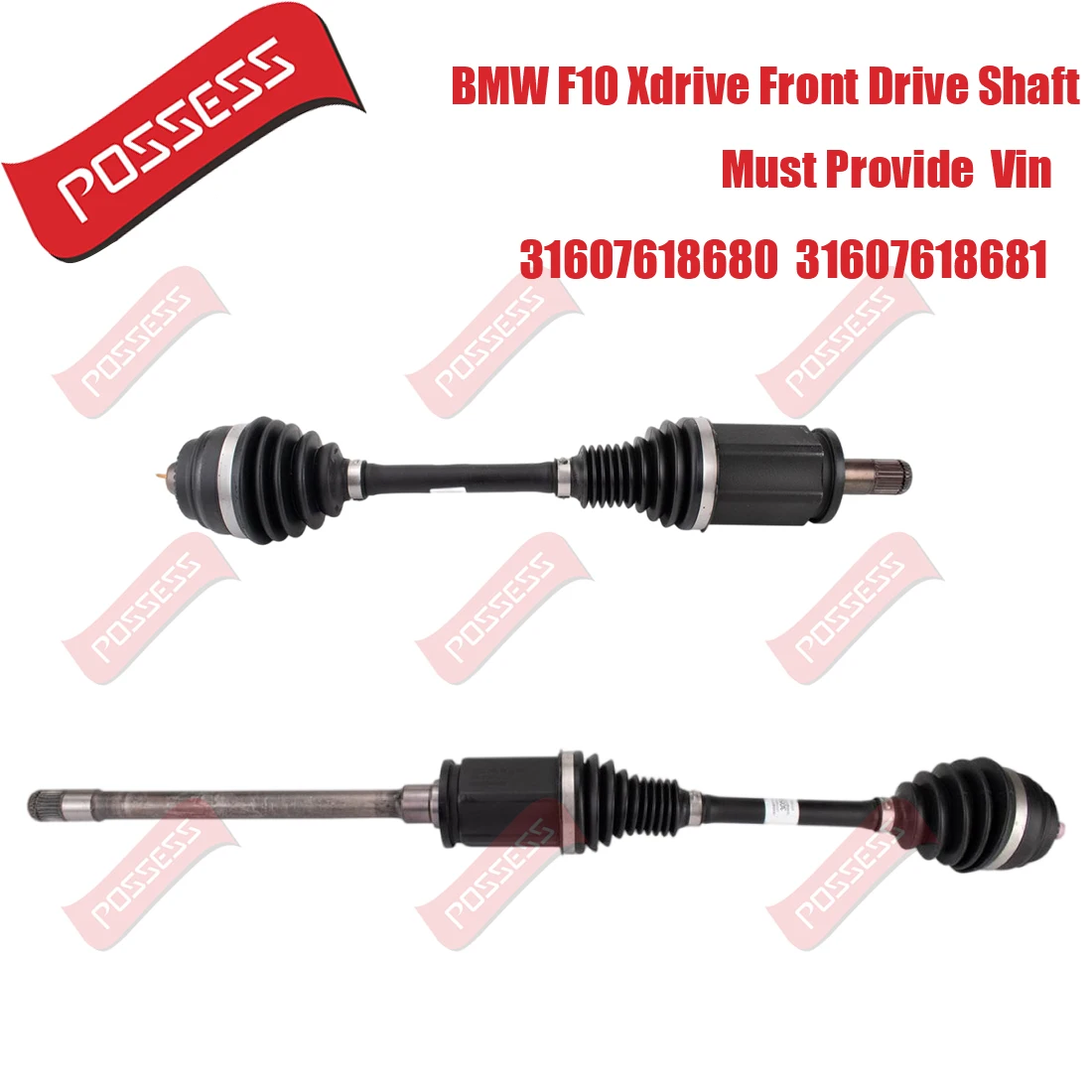 Front Axle Drive Shaft Assembly With Constant Velocity Universal Joint For BMW 5 6 Series F10 F18 F11 F12 F13 F06 xDrive 2010-/