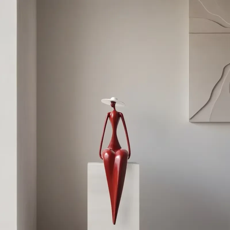 Abstract Resin Crafts Sculpture for Christmas Soft-Fitting Home Furnishing Hotel Welcome Ornament Model for Exhibition Halls