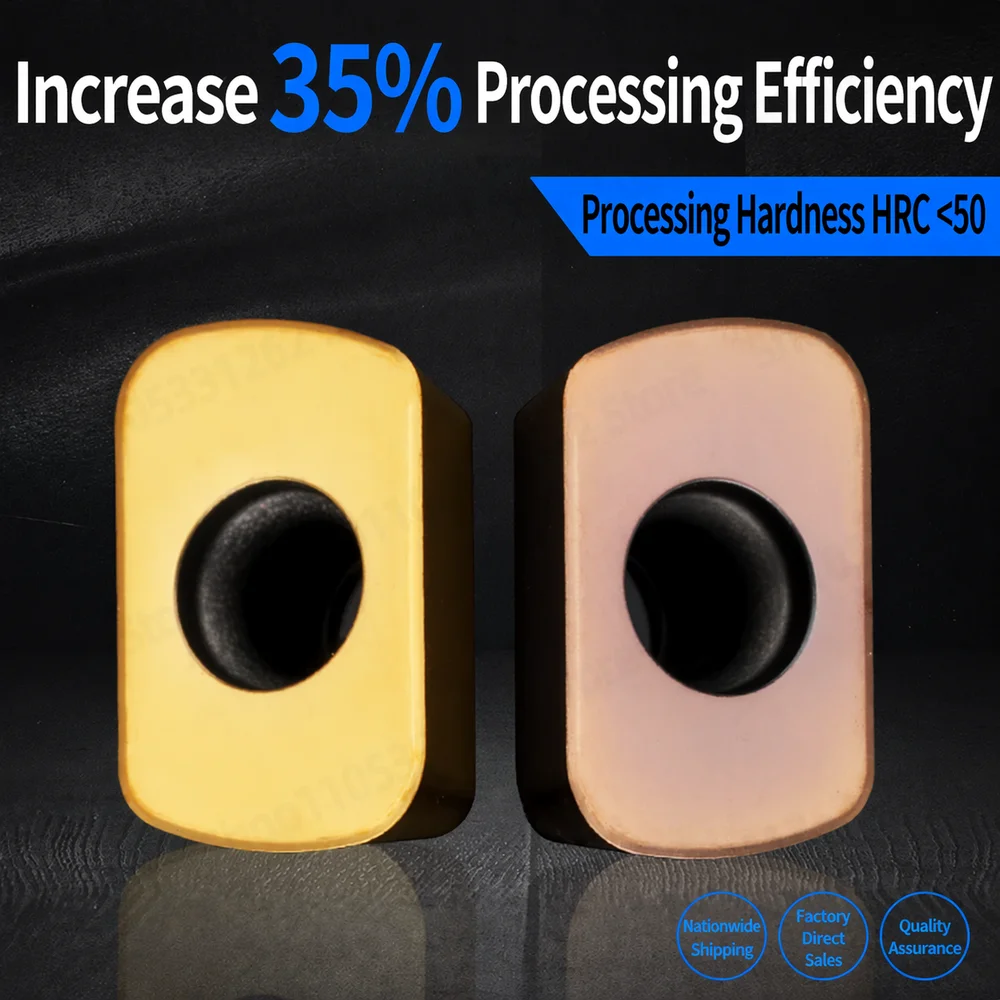 EPNW0603TN-8 Carbide Milling Insert High Feed Wear-Resistant High Surface Finish for Steel Stainless Cast Iron High-Temp Alloy