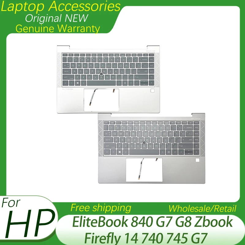 

New Original US Backlit Keyboard for HP EliteBook 840 G7 G8 Zbook Firefly 14 740 745 G7 G8 For Laptop Plamrst Case M07090-071