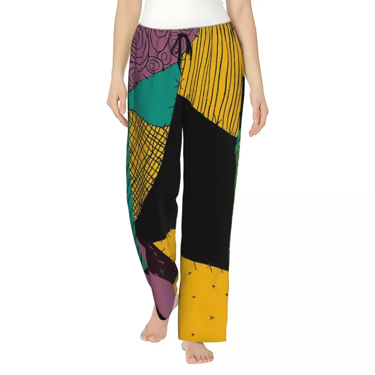 

Платье Салли на заказ. Кошмар перед Рождеством. Женские пижамные брюки для отдыха и сна с карманами