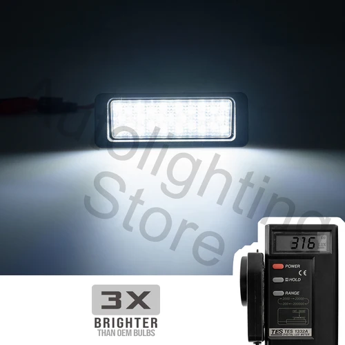 Imagen 2 del producto Luz LED de placa de matrícula Canbus, 2 uds., para Volvo V40 Cross Country 2012-2019 Volvo C30, lámpara de etiqueta trasera