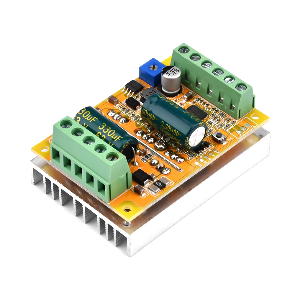 DC6.5-50V 380W BLDC Three Phase DC Brushless Motor Controller PWM Without Hall Sensor Hall Motor Control Driver Power Supply